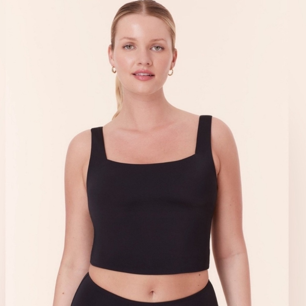 NWOT - Andie - Women’s Black Crop Top